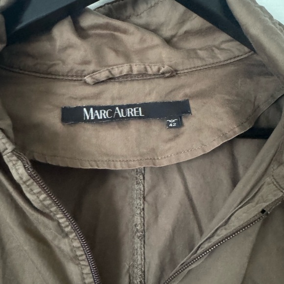 Marc Aurel Brown Hooded Jacket - Picture 5 of 11